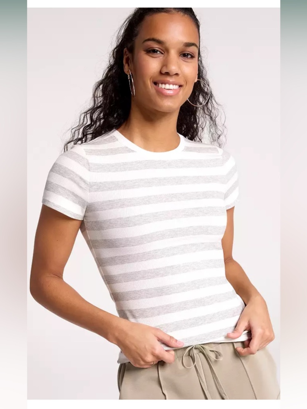Calia By Carrie Underwood Women’s  Everyday Rib Short Sleeve Tee